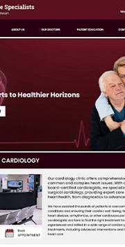 More Cardiologist Website Templates